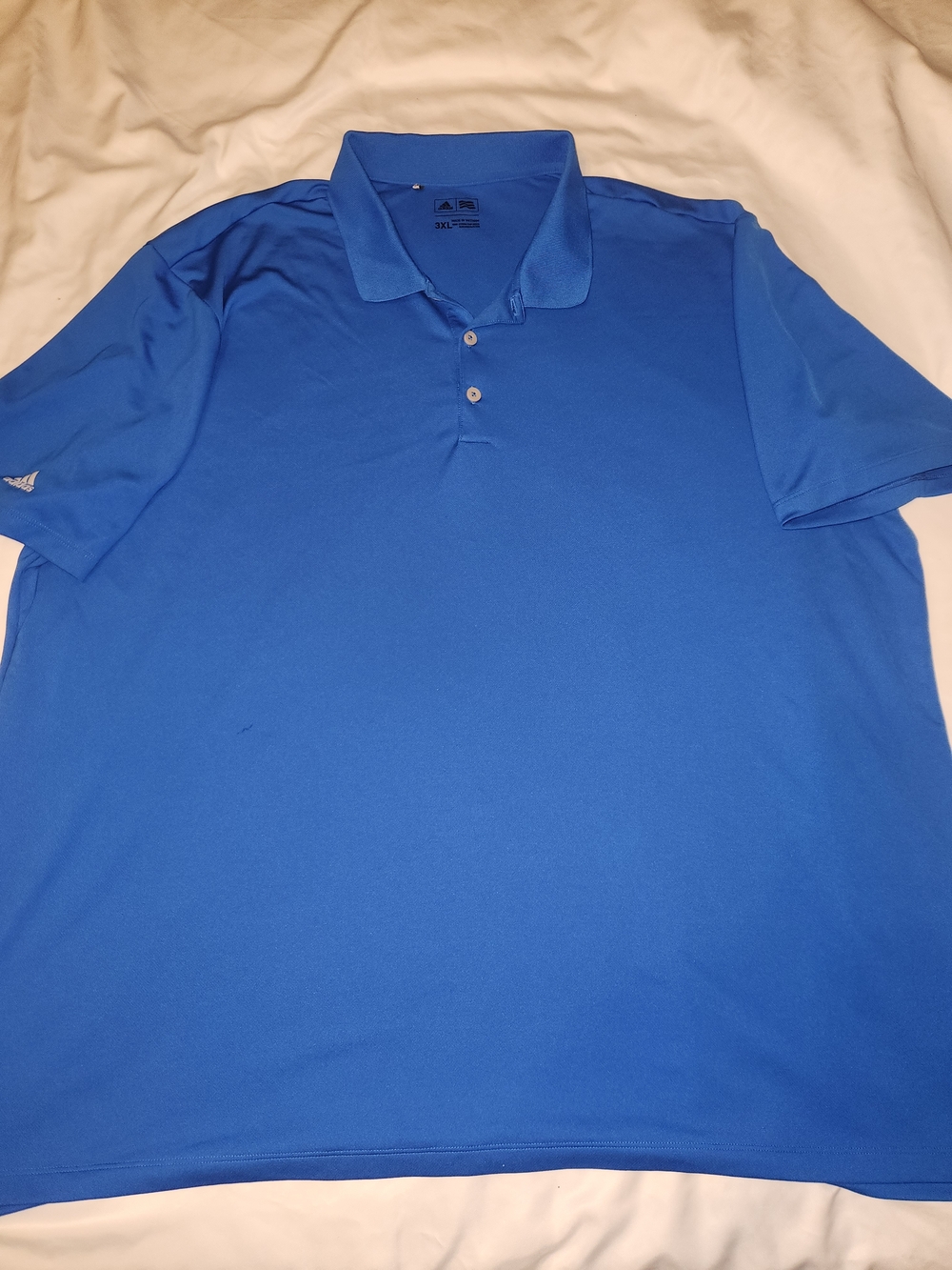 Adidas Men's Royal Blue Polo Shirt